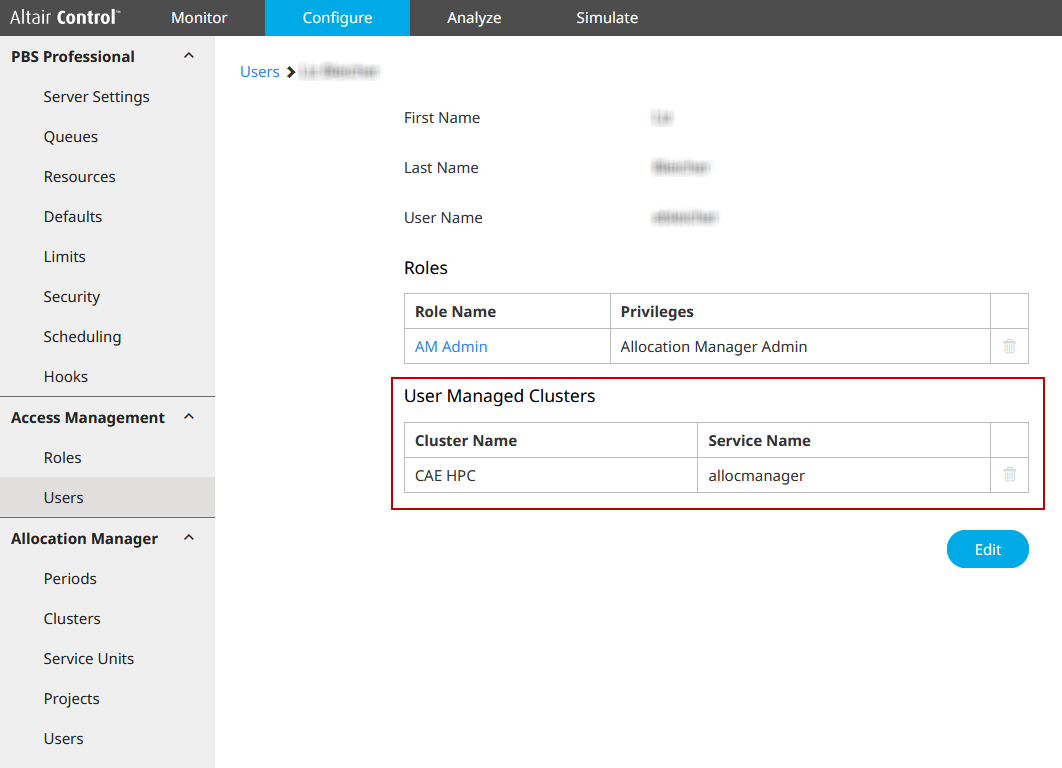 User Managed Budget Manager Instances