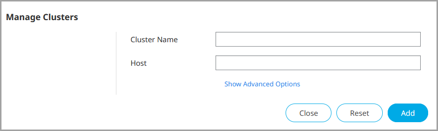 Manage Clusters