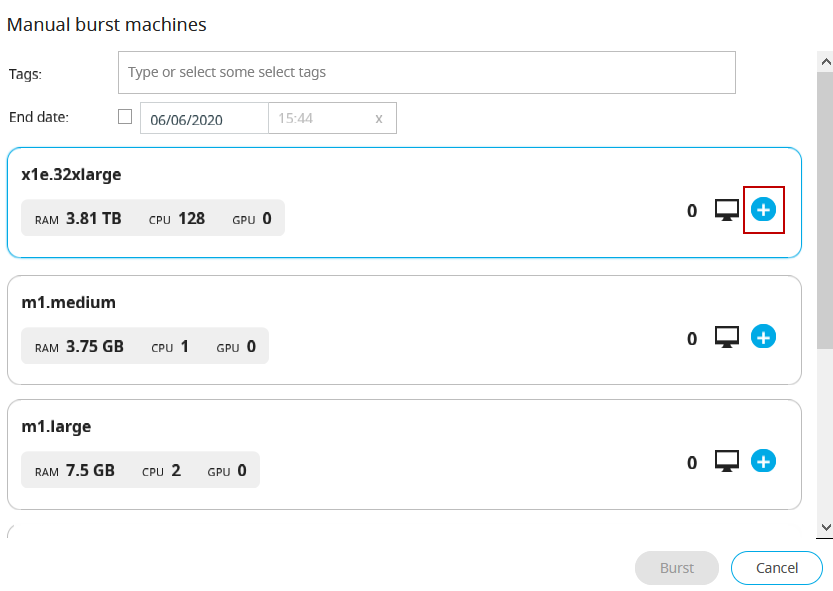 Choose Instance Type