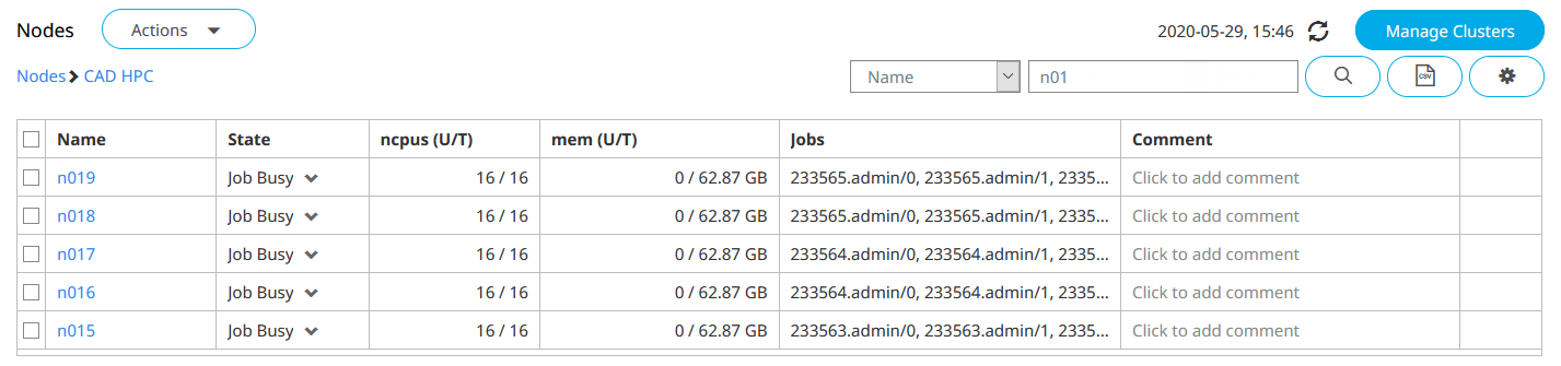 Node details