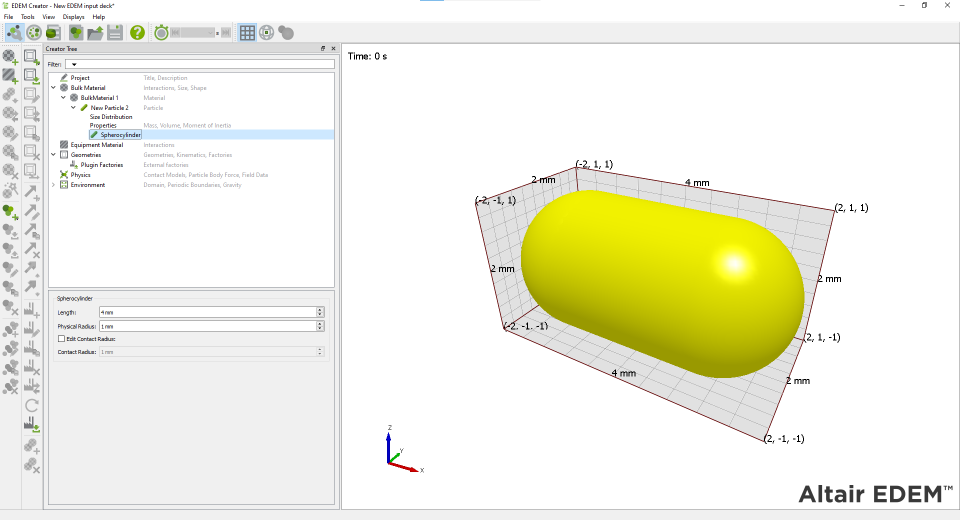 Image of Sphero-Cylinder in Creator