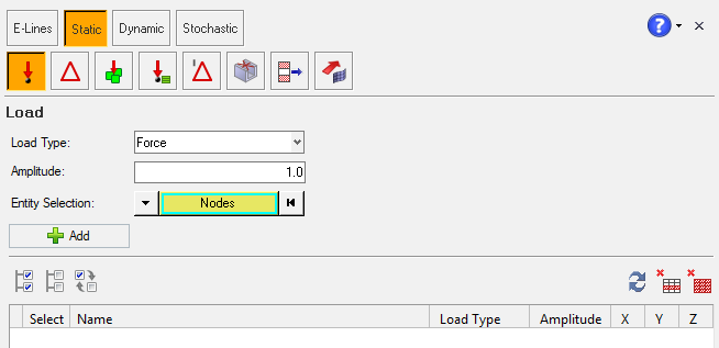 Static Load Creation