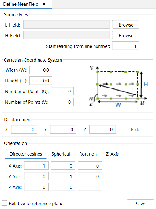 Define Near Field from Data