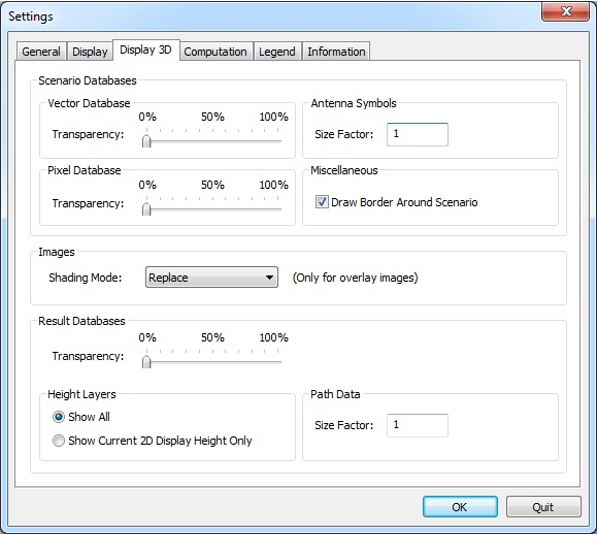 Local Settings Dialog