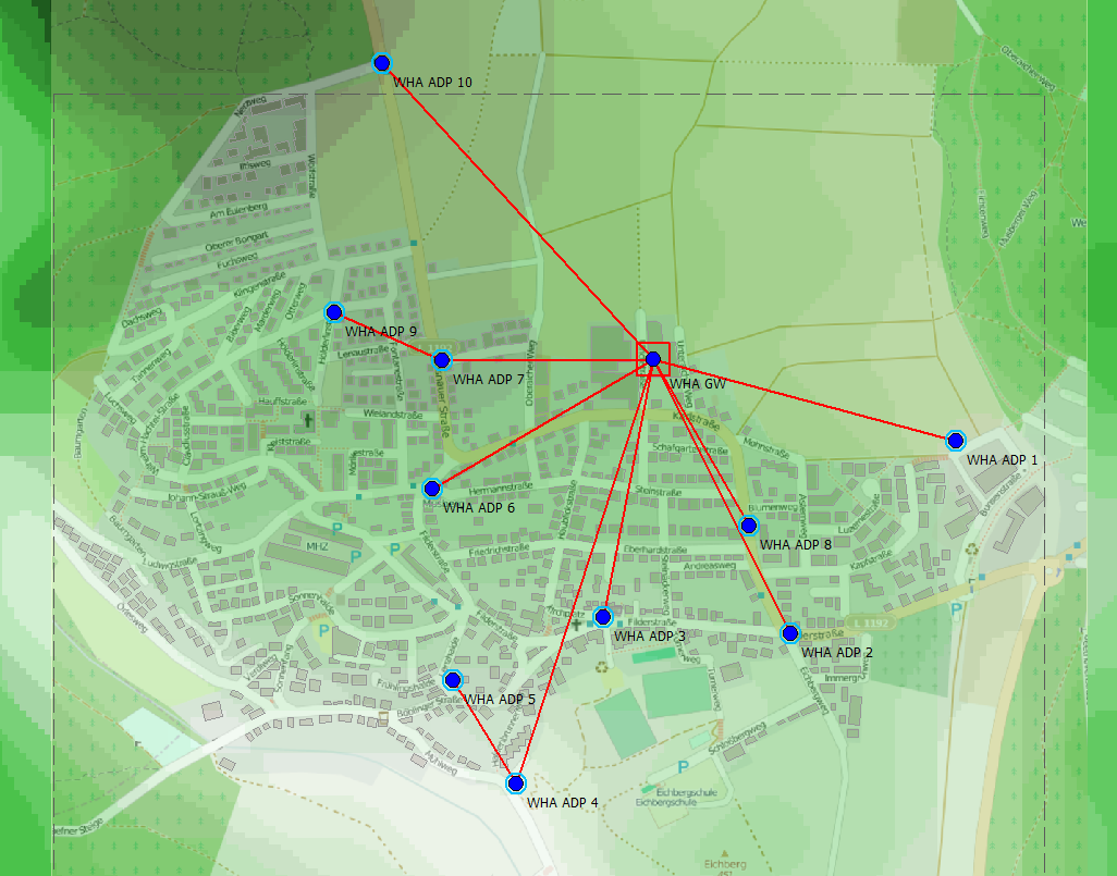 Connectivity in an Urban Scenario